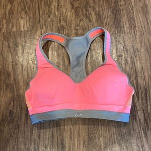 VSX sport coral racer back sports bra